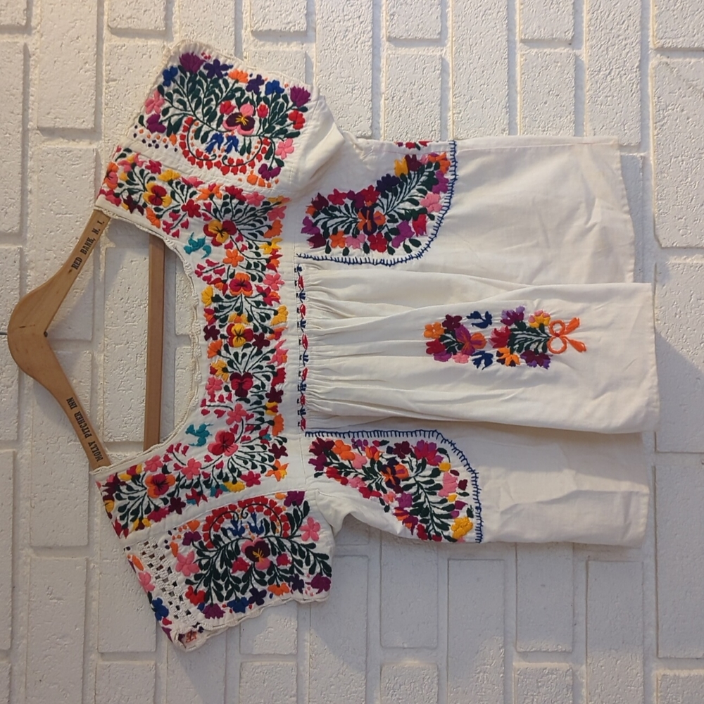 Embroidered Mexican Blouse